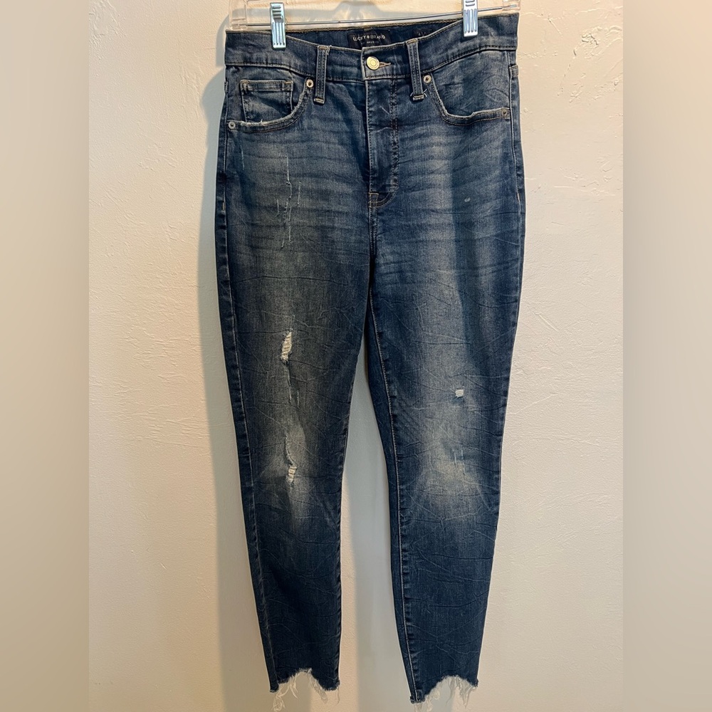 Lucky Brand High Rise Bridgette Skinny Jeans size 28